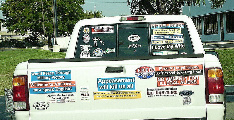 A more typical truck in Northeast Alabama.
